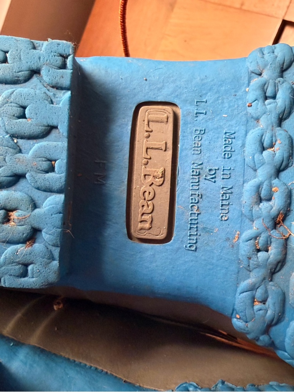 L.L. Bean Blue Rubber Sole Duck Boots - Picture 6 of 7
